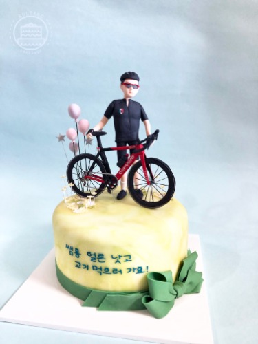 자전거 케이크